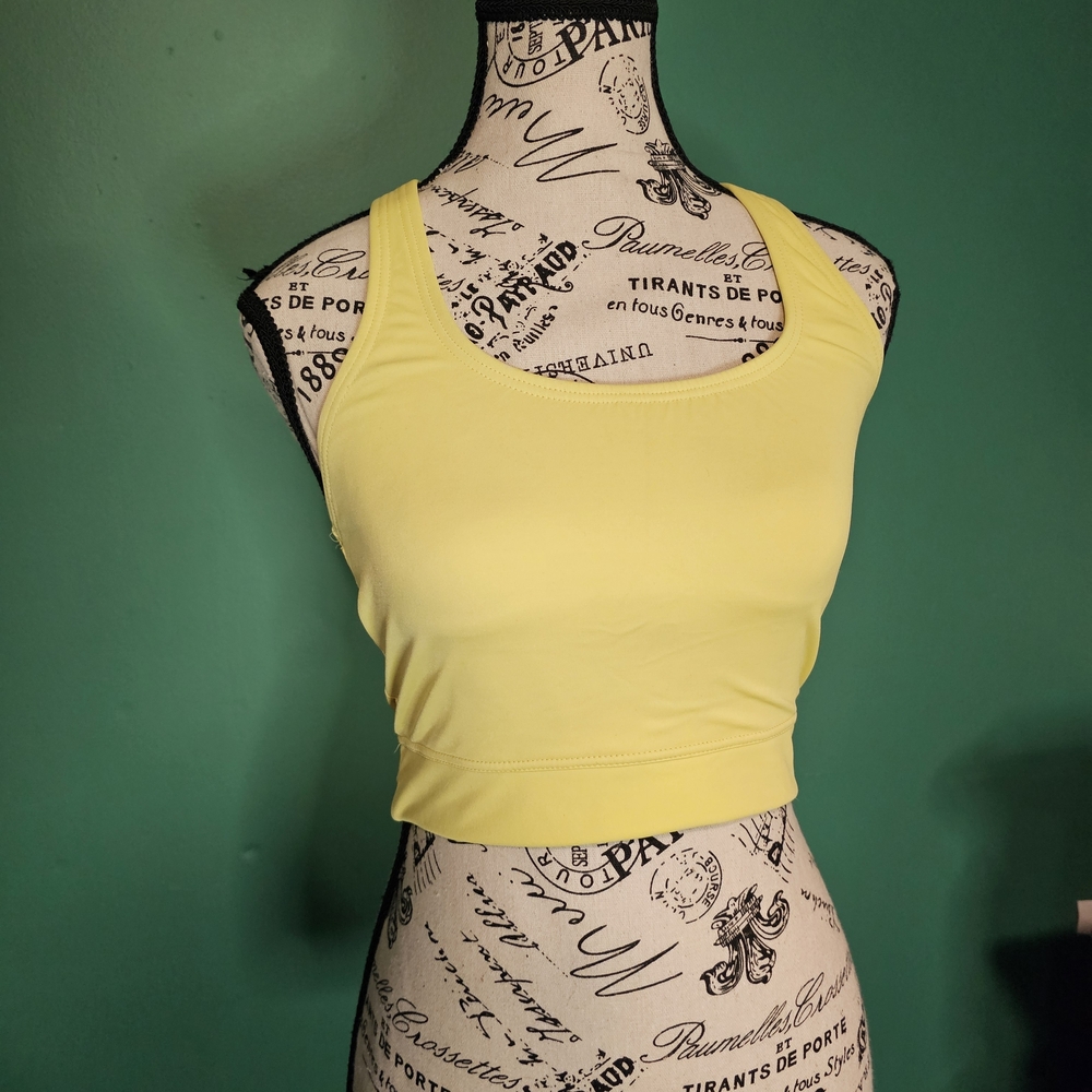 Yellow Women's Crop Top